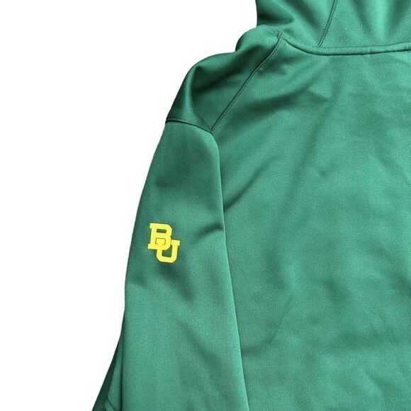 Nike Dri-FIT Baylor Bears Basketball Hoodie Green Pullover Men's XXL team issued - Picture 5 of 5